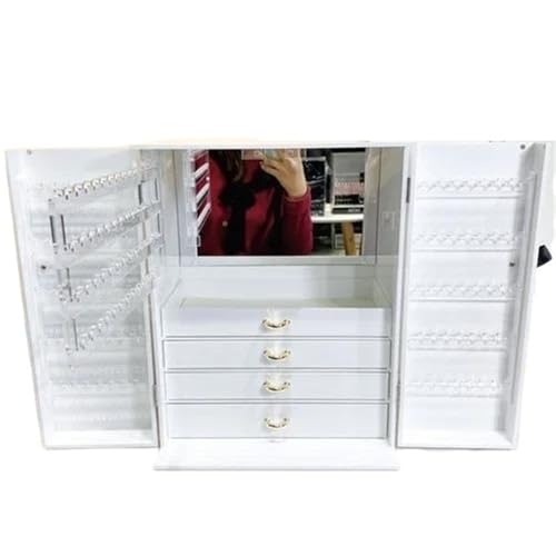 MAYINGLON Makeup Organizer Schmuckschatullen Organizer Make-up Ständer Ring Halskette Armband Vitrine Acryl Organizer Schmuckschatulle Ohrringe Display Schublade(Type-D) von MAYINGLON