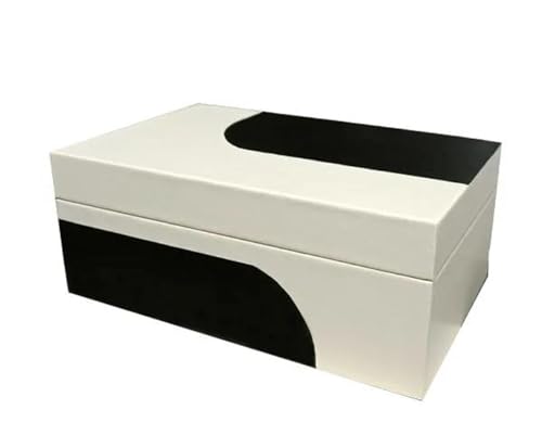 Makeup Organizer Schmuckschatulle, Ohrringe Und Halskette, Verpackung, Geschenke Für Frau, Holz, Retro-Stil, Aufbewahrung, Groß, Ohne Gitter, Organizer（25 * 16 * 10cm)(Type-C,25X16X10CM) von MAYINGLON