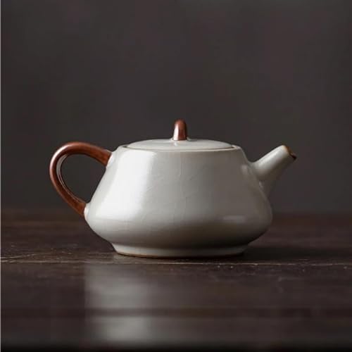 Teeservice Für Erwachsene Chinesische Kung Fu Puer Tee-Set Haushalt Wasserkocher Handgemachte Ru Brennofen Keramik Teekanne Stein Löffel Teekannen von MAYINGLON