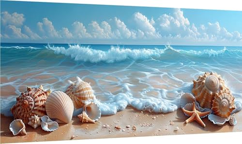 Diamond Painting Erwachsene Groß XXL Strand, Diamant Painting Bilder Ozean, 5D DIY Stickerei Cross Stickerei Bastelset Erwachsene, Full Drill Diamant Malerei für Deko Wohnzimmer 80x160cm 9-6444 Diamond Painting Erwachsene Groß XXL Strand, Diamant Painting Bilder Ozean, 5D DIY Stickerei Cross Stickerei Bastelset Erwachsene, Full Drill Diamant Malerei für Deko Wohnzimmer 80x160cm 9-6444 von MAYINGOU