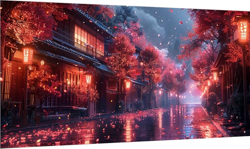 Diamond Painting Erwachsene Groß XXL StraßE, Diamant Painting Bilder Landschaft, 5D DIY Stickerei Cross Stickerei Bastelset Erwachsene, Full Drill Diamant Malerei für Deko Wohnzimmer 100x200cm Y-2670 Diamond Painting Erwachsene Groß XXL StraßE, Diamant Painting Bilder Landschaft, 5D DIY Stickerei Cross Stickerei Bastelset Erwachsene, Full Drill Diamant Malerei für Deko Wohnzimmer 100x200cm Y-2670 von MAYINGOU