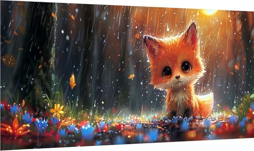 Diamond Painting Erwachsene Groß XXL Tier, Diamant Painting Bilder Niedlich, 5D DIY Stickerei Cross Stickerei Bastelset Erwachsene, Full Drill Diamant Malerei für Deko Wohnzimmer 30x60cm 4-2247 von MAYINGOU