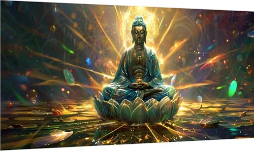 Diamond Painting Erwachsene Groß XXL Zen, Diamant Painting Bilder Glanz, 5D DIY Stickerei Cross Stickerei Bastelset Erwachsene, Full Drill Diamant Malerei für Deko Wohnzimmer 100x200cm 2-8652 von MAYINGOU