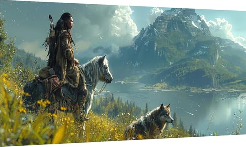 Diamond Painting Indisch, 5D Diamond Painting Erwachsene Groß XXL Landschaft, DIY Full Drill Stickerei Cross Stickerei Set, Diamant Malerei Bastelset Erwachsene, für Deko Wohnzimmer 100x200cm 8-1733 Diamond Painting Indisch, 5D Diamond Painting Erwachsene Groß XXL Landschaft, DIY Full Drill Stickerei Cross Stickerei Set, Diamant Malerei Bastelset Erwachsene, für Deko Wohnzimmer 100x200cm 8-1733 von MAYINGOU