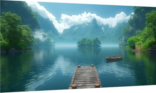 Diamond Painting Landschaft, 5D Diamond Painting Erwachsene Groß XXL Wolke, DIY Full Drill Stickerei Cross Stickerei Set, Diamant Malerei Bastelset Erwachsene, für Deko Wohnzimmer 80x160cm 3-7891 von MAYINGOU
