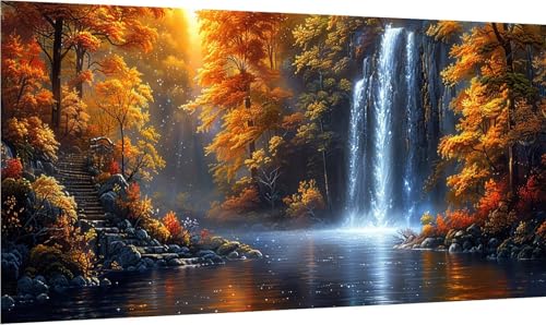 Diamond Painting StüRze, 5D Diamond Painting Erwachsene Groß XXL Baum, DIY Stickerei Cross Stickerei Set, Diamant Malerei Bastelset Erwachsene, Mosaikherstellung, für Deko Wohnzimmer 40x85cm N-3781 von MAYINGOU