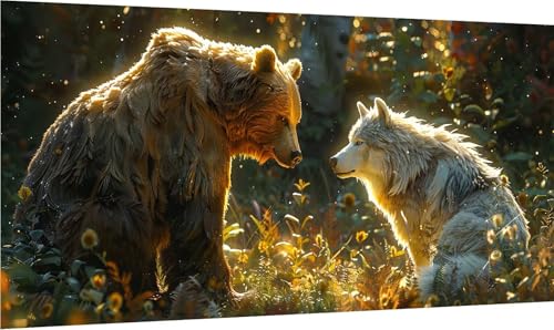 Diamond Painting Tier, 5D Diamond Painting Erwachsene Groß XXL Pflanzen, DIY Stickerei Cross Stickerei Set, Diamant Malerei Bastelset Erwachsene, Mosaikherstellung, für Deko Wohnzimmer 40x85cm 9-2793 von MAYINGOU