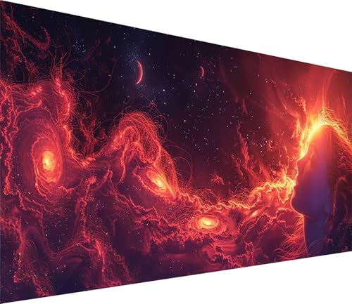 Diamond Painting XXL 30x60cm, Diamond Painting Erwachsene Frau, DIY Basteln Erwachsene Flamme, Full Diamant Kunst Malerei Stickerei Set, für Deko Wohnzimmer und Wanddeko, Geschenke für Frauen I-8671 von MAYINGOU