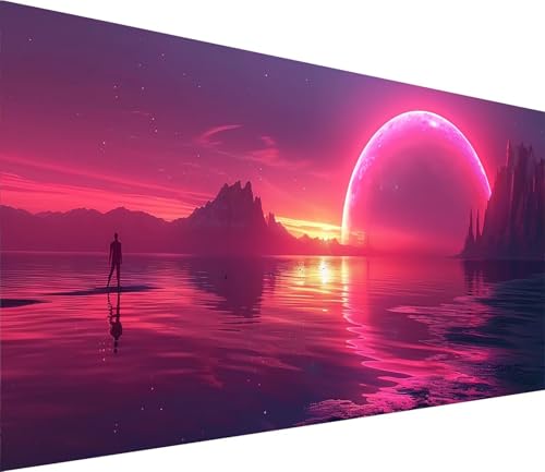 Diamond Painting XXL 30x60cm, Diamond Painting Erwachsene Sonnenuntergang, DIY Basteln Erwachsene Landschaft, Full Diamant Kunst Malerei Stickerei Set, Deko Wohnzimmer und Wanddeko Geschenke 3-4682 von MAYINGOU