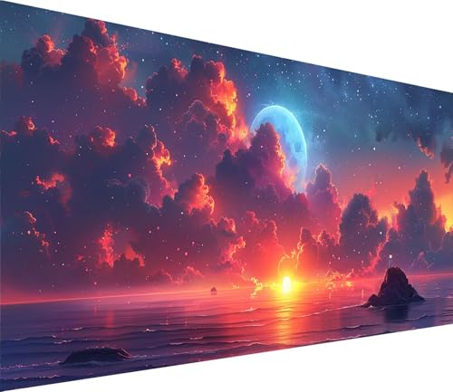 Diamond Painting XXL 30x60cm, Diamond Painting Erwachsene Sonnenuntergang, DIY Basteln Erwachsene Landschaft, Full Diamant Kunst Malerei Stickerei Set, Deko Wohnzimmer und Wanddeko Geschenke S-5282 von MAYINGOU
