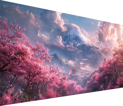 Diamond Painting XXL 30x60cm, Diamond Painting Erwachsene Vulkan Fuji, DIY Basteln Erwachsene Baum, Full Diamant Kunst Malerei Stickerei Set, Deko Wohnzimmer und Wanddeko, Geschenke für Frauen I-4333 von MAYINGOU