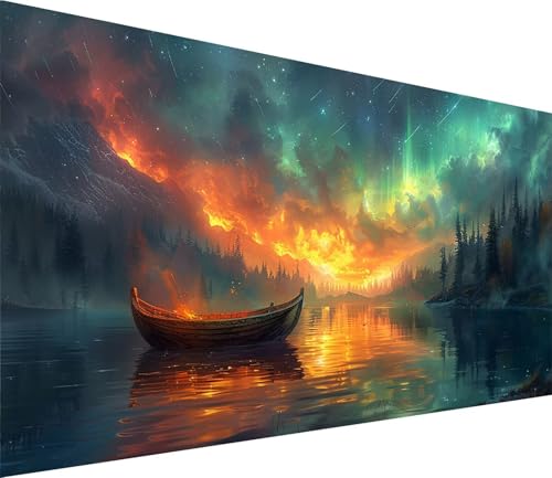 Diamond Painting XXL 40x80cm, Diamond Painting Erwachsene Sonnenuntergang, DIY Basteln Erwachsene Boot, Full Diamant Kunst Malerei Stickerei Set, Painting Deko Wohnzimmer und Wanddeko Geschenke 7-9271 Diamond Painting XXL 40x80cm, Diamond Painting Erwachsene Sonnenuntergang, DIY Basteln Erwachsene Boot, Full Diamant Kunst Malerei Stickerei Set, Painting Deko Wohnzimmer und Wanddeko Geschenke 7-9271 von MAYINGOU