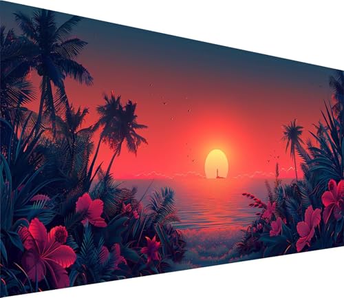 Diamond Painting XXL 40x80cm, Diamond Painting Erwachsene Sonnenuntergang, DIY Basteln Erwachsene Ozean, Full Diamant Kunst Malerei Stickerei Set, Deko Wohnzimmer und Wanddeko Geschenke N-1598 Diamond Painting XXL 40x80cm, Diamond Painting Erwachsene Sonnenuntergang, DIY Basteln Erwachsene Ozean, Full Diamant Kunst Malerei Stickerei Set, Deko Wohnzimmer und Wanddeko Geschenke N-1598 von MAYINGOU
