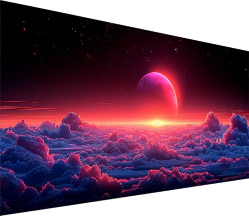 Diamond Painting XXL 40x80cm, Diamond Painting Erwachsene Wolke, DIY Basteln Erwachsene Landschaft, Full Diamant Kunst Malerei Stickerei Set, Deko Wohnzimmer und Wanddeko, Geschenke für Frauen 1-8056 von MAYINGOU
