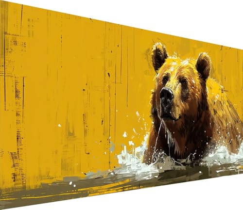 Diamond Painting XXL 45x90cm, Diamond Painting Erwachsene BäR, DIY Basteln Erwachsene Tier, Full Diamant Kunst Malerei Stickerei Set, Painting für Deko Wohnzimmer und Wanddeko Geschenke I-5429 Diamond Painting XXL 45x90cm, Diamond Painting Erwachsene BäR, DIY Basteln Erwachsene Tier, Full Diamant Kunst Malerei Stickerei Set, Painting für Deko Wohnzimmer und Wanddeko Geschenke I-5429 von MAYINGOU