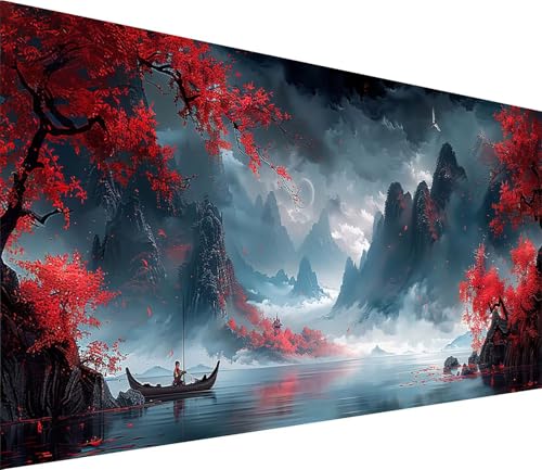 Diamond Painting XXL 45x90cm, Diamond Painting Erwachsene Berg, DIY Basteln Erwachsene Landschaft, Full Diamant Kunst Malerei Stickerei Set, Painting für Deko Wohnzimmer und Wanddeko Geschenke V-3428 von MAYINGOU