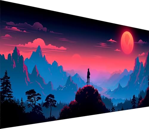Diamond Painting XXL 45x90cm, Diamond Painting Erwachsene Sonne, DIY Basteln Erwachsene Landschaft, Full Diamant Kunst Malerei Stickerei Set, Deko Wohnzimmer und Wanddeko, Geschenke für Frauen 0-9991 von MAYINGOU