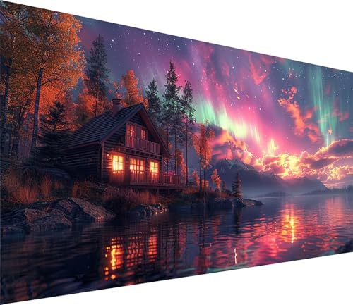 Diamond Painting XXL 50x100cm, Diamond Painting Erwachsene HäUser, DIY Basteln Erwachsene Aurora, Full Diamant Kunst Malerei Stickerei Set, Painting für Deko Wohnzimmer und Wanddeko Geschenke 4-3379 Diamond Painting XXL 50x100cm, Diamond Painting Erwachsene HäUser, DIY Basteln Erwachsene Aurora, Full Diamant Kunst Malerei Stickerei Set, Painting für Deko Wohnzimmer und Wanddeko Geschenke 4-3379 von MAYINGOU
