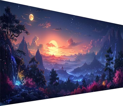 Diamond Painting XXL 50x100cm, Diamond Painting Erwachsene Sonnenuntergang, DIY Basteln Erwachsene Landschaft, Full Diamant Kunst Malerei Stickerei Set, Deko Wohnzimmer und Wanddeko Geschenke C-6244 Diamond Painting XXL 50x100cm, Diamond Painting Erwachsene Sonnenuntergang, DIY Basteln Erwachsene Landschaft, Full Diamant Kunst Malerei Stickerei Set, Deko Wohnzimmer und Wanddeko Geschenke C-6244 von MAYINGOU