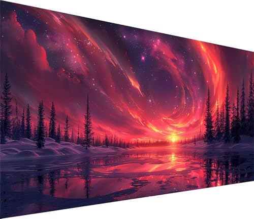 Diamond Painting XXL 50x100cm, Diamond Painting Erwachsene Sonnenuntergang, DIY Basteln Erwachsene Sternenhimmel, Full Diamant Kunst Malerei Stickerei Set, Deko Wohnzimmer und Wanddeko 6-9808 von MAYINGOU