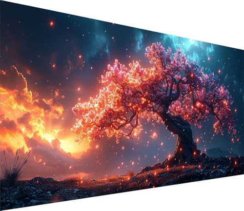 Diamond Painting XXL 60x120cm, Diamond Painting Erwachsene Baum, DIY Basteln Erwachsene Sonnenuntergang, Full Diamant Kunst Malerei Stickerei Set, Deko Wohnzimmer und Wanddeko Geschenke 1-6254 Diamond Painting XXL 60x120cm, Diamond Painting Erwachsene Baum, DIY Basteln Erwachsene Sonnenuntergang, Full Diamant Kunst Malerei Stickerei Set, Deko Wohnzimmer und Wanddeko Geschenke 1-6254 von MAYINGOU