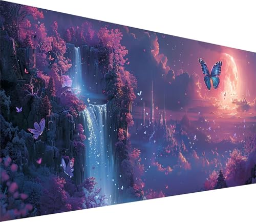 Diamond Painting XXL 60x120cm, Diamond Painting Erwachsene Schmetterling, DIY Basteln Erwachsene Mond, Full Diamant Kunst Malerei Stickerei Set, Painting Deko Wohnzimmer und Wanddeko Geschenke T-4089 Diamond Painting XXL 60x120cm, Diamond Painting Erwachsene Schmetterling, DIY Basteln Erwachsene Mond, Full Diamant Kunst Malerei Stickerei Set, Painting Deko Wohnzimmer und Wanddeko Geschenke T-4089 von MAYINGOU