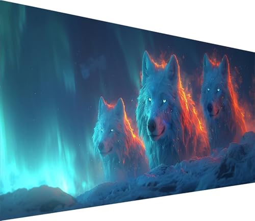 Diamond Painting XXL 60x120cm, Diamond Painting Erwachsene Wolf, DIY Basteln Erwachsene Tier, Full Diamant Kunst Malerei Stickerei Set, Painting für Deko Wohnzimmer und Wanddeko Geschenke 9-8283 Diamond Painting XXL 60x120cm, Diamond Painting Erwachsene Wolf, DIY Basteln Erwachsene Tier, Full Diamant Kunst Malerei Stickerei Set, Painting für Deko Wohnzimmer und Wanddeko Geschenke 9-8283 von MAYINGOU