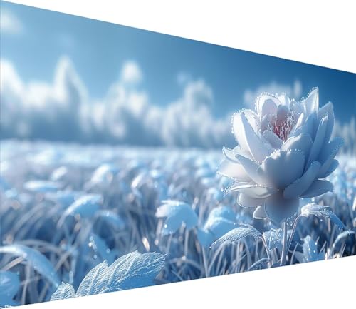 Diamond Painting XXL 70x140cm, Diamond Painting Erwachsene Blume, DIY Basteln Erwachsene Pflanzen, Full Diamant Kunst Malerei Stickerei Set, Painting für Deko Wohnzimmer und Wanddeko Geschenke O-4463 von MAYINGOU