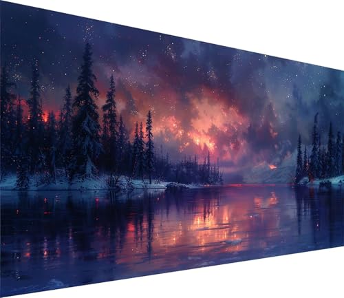 Diamond Painting XXL 70x140cm, Diamond Painting Erwachsene Sternenhimmel, DIY Basteln Erwachsene Baum, Full Diamant Kunst Malerei Stickerei Set, Deko Wohnzimmer und Wanddeko, Geschenke für Frauen J-93 von MAYINGOU