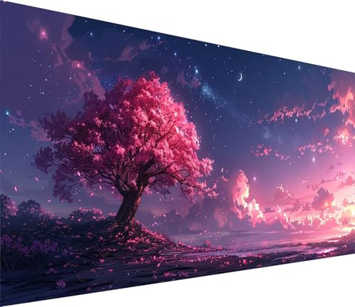 Diamond Painting XXL 80x160cm, Diamond Painting Erwachsene Baum, DIY Basteln Erwachsene Landschaft, Full Diamant Kunst Malerei Stickerei Set, Deko Wohnzimmer und Wanddeko, Geschenke für Frauen G-6510 von MAYINGOU