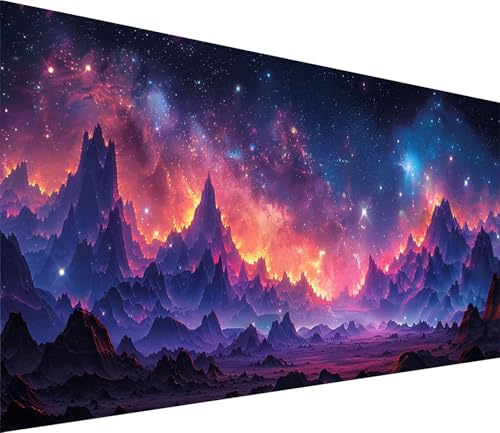 Diamond Painting XXL 80x160cm, Diamond Painting Erwachsene Sternenhimmel, DIY Basteln Erwachsene Berg, Full Diamant Kunst Malerei Stickerei Set, Deko Wohnzimmer und Wanddeko, Geschenke für Frauen 1-13 von MAYINGOU