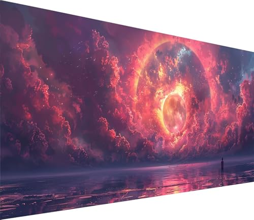 Diamond Painting XXL 80x160cm, Diamond Painting Erwachsene Wolke, DIY Basteln Erwachsene Ozean, Full Diamant Kunst Malerei Stickerei Set, für Deko Wohnzimmer und Wanddeko, Geschenke für Frauen 6-5363 von MAYINGOU