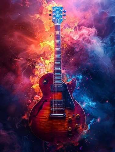 Gitarre Malen Nach Zahlen, Flamme Malen Nach Zahlen Erwachsene, DIY Handgemalt Ölgemälde Kit mit Pinseln und Acrylfarbe, Paint by Numbers Bastelset Erwachsene, Geschenke für Frauen 70x95 cm 4-5248 Gitarre Malen Nach Zahlen, Flamme Malen Nach Zahlen Erwachsene, DIY Handgemalt Ölgemälde Kit mit Pinseln und Acrylfarbe, Paint by Numbers Bastelset Erwachsene, Geschenke für Frauen 70x95 cm 4-5248 von MAYINGOU