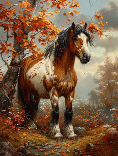 Horse Malen Nach Zahlen, Tier Malen Nach Zahlen Erwachsene, DIY Handgemalt Ölgemälde Kit mit Pinseln und Acrylfarbe, Paint by Numbers Bastelset Erwachsene, Geschenke für Frauen 90x120 cm 9-3669 Horse Malen Nach Zahlen, Tier Malen Nach Zahlen Erwachsene, DIY Handgemalt Ölgemälde Kit mit Pinseln und Acrylfarbe, Paint by Numbers Bastelset Erwachsene, Geschenke für Frauen 90x120 cm 9-3669 von MAYINGOU