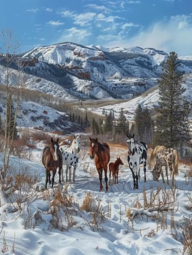 Horse Malen Nach Zahlen Erwachsene, Landschaft Malen Nach Zahlen, DIY Handgemalt Ölgemälde Kit mit Pinseln Acrylfarbe, Paint by Numbers Adult Bastelset Erwachsene, Geschenke 100x130 cm Y-2865 Horse Malen Nach Zahlen Erwachsene, Landschaft Malen Nach Zahlen, DIY Handgemalt Ölgemälde Kit mit Pinseln Acrylfarbe, Paint by Numbers Adult Bastelset Erwachsene, Geschenke 100x130 cm Y-2865 von MAYINGOU