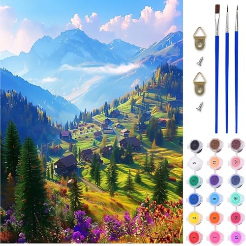Landschaft Malen Nach Zahlen Erwachsene, Baum Malen Nach Zahlen, DIY Handgemalt Ölgemälde Kit mit Pinseln Acrylfarbe, Paint by Numbers Adult Bastelset Erwachsene, Geschenke für Frauen 30x40 cm 1-9372 Landschaft Malen Nach Zahlen Erwachsene, Baum Malen Nach Zahlen, DIY Handgemalt Ölgemälde Kit mit Pinseln Acrylfarbe, Paint by Numbers Adult Bastelset Erwachsene, Geschenke für Frauen 30x40 cm 1-9372 von MAYINGOU