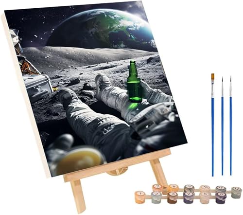 Malen Nach Zahlen Erwachsene Astronaut, Malen Nach Zahlen Planet, DIY Set Erwachsene Mit 3 Pinseln und Acrylfarbe, Paint by Numbers für Deko Wohnzimmer und Wanddeko Geschenke 100x130 cm 7-5722 Malen Nach Zahlen Erwachsene Astronaut, Malen Nach Zahlen Planet, DIY Set Erwachsene Mit 3 Pinseln und Acrylfarbe, Paint by Numbers für Deko Wohnzimmer und Wanddeko Geschenke 100x130 cm 7-5722 von MAYINGOU
