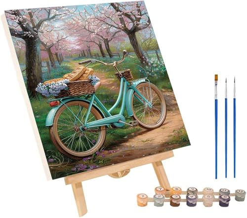 Malen Nach Zahlen Erwachsene Auto, Malen Nach Zahlen Baum, DIY Handgemalt Ölgemälde Kit Mit 3 Pinseln und Acrylfarbe, Paint by Numbers Basteln Erwachsene, Deko Wohnzimmer Geschenke 80x110 cm 3-6347 von MAYINGOU