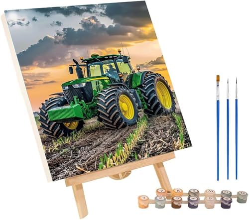 Malen Nach Zahlen Erwachsene Auto, Malen Nach Zahlen Wiese, DIY Set Erwachsene Mit 3 Pinseln und Acrylfarbe, Paint by Numbers für Deko Wohnzimmer und Wanddeko, Als Geschenke für Frauen 60x70 cm 1-5546 von MAYINGOU