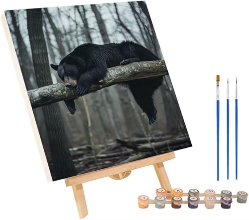 Malen Nach Zahlen Erwachsene Bär, Malen Nach Zahlen Baum, DIY Set Erwachsene Mit 3 Pinseln und Acrylfarbe, Paint by Numbers für Deko Wohnzimmer und Wanddeko, Als Geschenke für Frauen 40x50 cm W-2189 Malen Nach Zahlen Erwachsene Bär, Malen Nach Zahlen Baum, DIY Set Erwachsene Mit 3 Pinseln und Acrylfarbe, Paint by Numbers für Deko Wohnzimmer und Wanddeko, Als Geschenke für Frauen 40x50 cm W-2189 von MAYINGOU