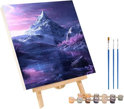 Malen Nach Zahlen Erwachsene Berg, Malen Nach Zahlen Sternenhimmel, DIY Set Erwachsene Mit 3 Pinseln und Acrylfarbe, Paint by Numbers für Deko Wohnzimmer und Wanddeko Geschenke 90x120 cm Y-8681 Malen Nach Zahlen Erwachsene Berg, Malen Nach Zahlen Sternenhimmel, DIY Set Erwachsene Mit 3 Pinseln und Acrylfarbe, Paint by Numbers für Deko Wohnzimmer und Wanddeko Geschenke 90x120 cm Y-8681 von MAYINGOU
