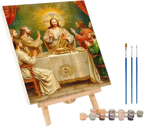 Malen Nach Zahlen Erwachsene Das Letzte Abendmahl, Malen Nach Zahlen Mann, DIY Handgemalt Ölgemälde Kit Mit Pinseln und Acrylfarbe, Paint by Numbers Basteln Erwachsene, Geschenke 90x120 cm G-3869 Malen Nach Zahlen Erwachsene Das Letzte Abendmahl, Malen Nach Zahlen Mann, DIY Handgemalt Ölgemälde Kit Mit Pinseln und Acrylfarbe, Paint by Numbers Basteln Erwachsene, Geschenke 90x120 cm G-3869 von MAYINGOU