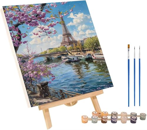 Malen Nach Zahlen Erwachsene Eiffelturm, Malen Nach Zahlen Landschaft, DIY Set Erwachsene Mit 3 Pinseln und Acrylfarbe, Paint by Numbers für Deko Wohnzimmer und Wanddeko Geschenke 60x80 cm X-8758 Malen Nach Zahlen Erwachsene Eiffelturm, Malen Nach Zahlen Landschaft, DIY Set Erwachsene Mit 3 Pinseln und Acrylfarbe, Paint by Numbers für Deko Wohnzimmer und Wanddeko Geschenke 60x80 cm X-8758 von MAYINGOU