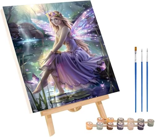 Malen Nach Zahlen Erwachsene Elfe, Malen Nach Zahlen Frau, DIY Set Erwachsene Mit 3 Pinseln und Acrylfarbe, Paint by Numbers für Deko Wohnzimmer und Wanddeko, Als Geschenke für Frauen 40x50 cm 8-6016 Malen Nach Zahlen Erwachsene Elfe, Malen Nach Zahlen Frau, DIY Set Erwachsene Mit 3 Pinseln und Acrylfarbe, Paint by Numbers für Deko Wohnzimmer und Wanddeko, Als Geschenke für Frauen 40x50 cm 8-6016 von MAYINGOU