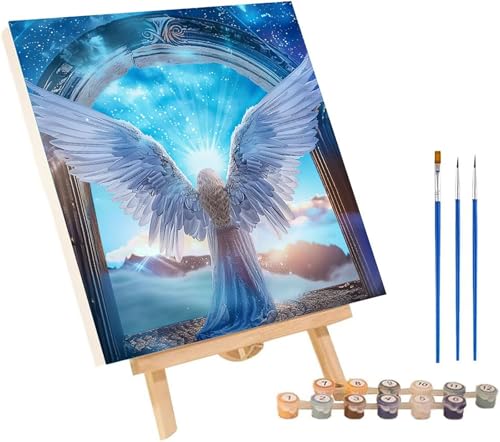Malen Nach Zahlen Erwachsene Engel, Malen Nach Zahlen Sternenhimmel, DIY Handgemalt Ölgemälde Kit Mit 3 Pinseln und Acrylfarbe, Paint by Numbers Basteln Erwachsene, Deko Wohnzimmer 60x80 cm 4-8136 Malen Nach Zahlen Erwachsene Engel, Malen Nach Zahlen Sternenhimmel, DIY Handgemalt Ölgemälde Kit Mit 3 Pinseln und Acrylfarbe, Paint by Numbers Basteln Erwachsene, Deko Wohnzimmer 60x80 cm 4-8136 von MAYINGOU