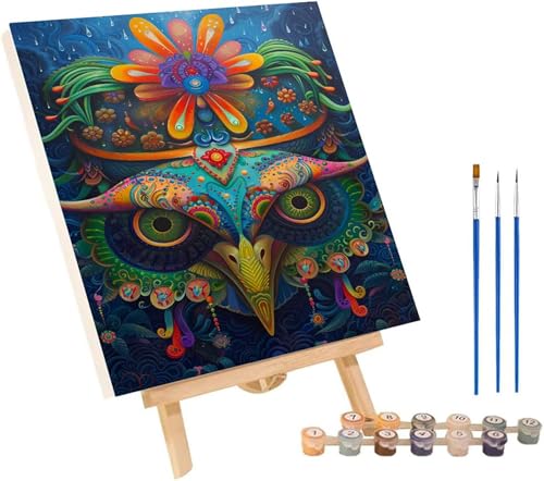 Malen Nach Zahlen Erwachsene Eule, Malen Nach Zahlen Abstrakt, DIY Set Erwachsene Mit 3 Pinseln und Acrylfarbe, Paint by Numbers für Deko Wohnzimmer und Wanddeko, Geschenke für Frauen 90x120 cm C-3609 Malen Nach Zahlen Erwachsene Eule, Malen Nach Zahlen Abstrakt, DIY Set Erwachsene Mit 3 Pinseln und Acrylfarbe, Paint by Numbers für Deko Wohnzimmer und Wanddeko, Geschenke für Frauen 90x120 cm C-3609 von MAYINGOU