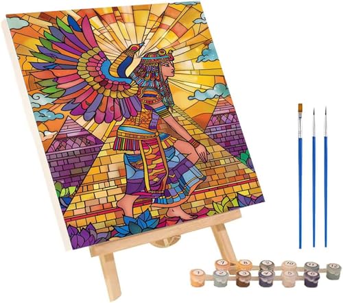 Malen Nach Zahlen Erwachsene Frau, Malen Nach Zahlen Abstrakt, DIY Handgemalt Ölgemälde Kit Mit 3 Pinseln und Acrylfarbe, Paint by Numbers Basteln Erwachsene, Deko Wohnzimmer 90x120 cm 2-6303 von MAYINGOU