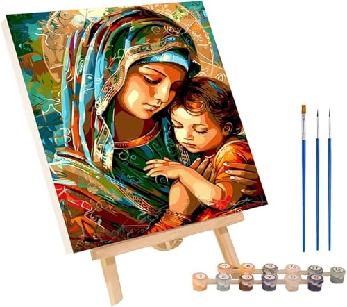 Malen Nach Zahlen Erwachsene Frau, Malen Nach Zahlen Mutterliebe, DIY Handgemalt Ölgemälde Kit Mit 3 Pinseln und Acrylfarbe, Paint by Numbers Basteln Erwachsene, Deko Wohnzimmer 60x70 cm 7-6255 Malen Nach Zahlen Erwachsene Frau, Malen Nach Zahlen Mutterliebe, DIY Handgemalt Ölgemälde Kit Mit 3 Pinseln und Acrylfarbe, Paint by Numbers Basteln Erwachsene, Deko Wohnzimmer 60x70 cm 7-6255 von MAYINGOU