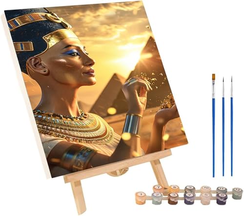 Malen Nach Zahlen Erwachsene Frau, Malen Nach Zahlen Pyramide, DIY Handgemalt Ölgemälde Kit Mit 3 Pinseln und Acrylfarbe, Paint by Numbers Basteln Erwachsene, Deko Wohnzimmer 100x135 cm 2-4288 Malen Nach Zahlen Erwachsene Frau, Malen Nach Zahlen Pyramide, DIY Handgemalt Ölgemälde Kit Mit 3 Pinseln und Acrylfarbe, Paint by Numbers Basteln Erwachsene, Deko Wohnzimmer 100x135 cm 2-4288 von MAYINGOU