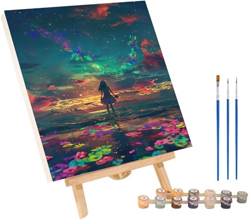 Malen Nach Zahlen Erwachsene Frau, Malen Nach Zahlen Sonnenuntergang, DIY Handgemalt Ölgemälde Kit Mit 3 Pinseln und Acrylfarbe, Paint by Numbers Basteln Erwachsene, Deko Wohnzimmer 70x95 cm 0-4927 Malen Nach Zahlen Erwachsene Frau, Malen Nach Zahlen Sonnenuntergang, DIY Handgemalt Ölgemälde Kit Mit 3 Pinseln und Acrylfarbe, Paint by Numbers Basteln Erwachsene, Deko Wohnzimmer 70x95 cm 0-4927 von MAYINGOU